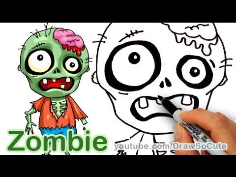 How to Draw a Zombie Easy