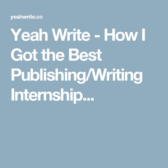 online writing internships