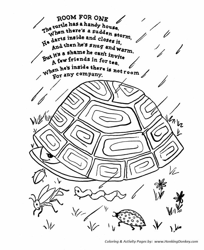 Nursery Rhyme coloring page Room for One Nursery rhymes coloring
