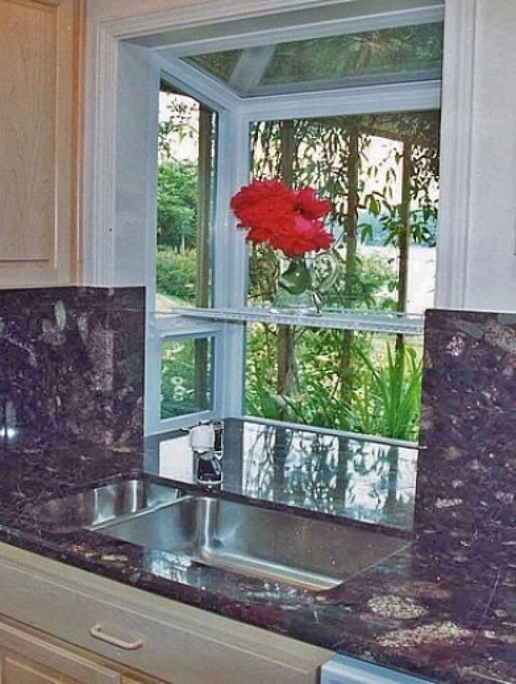 Kitchen Garden Window Decor Garden Window Valance Blossoming Flowers