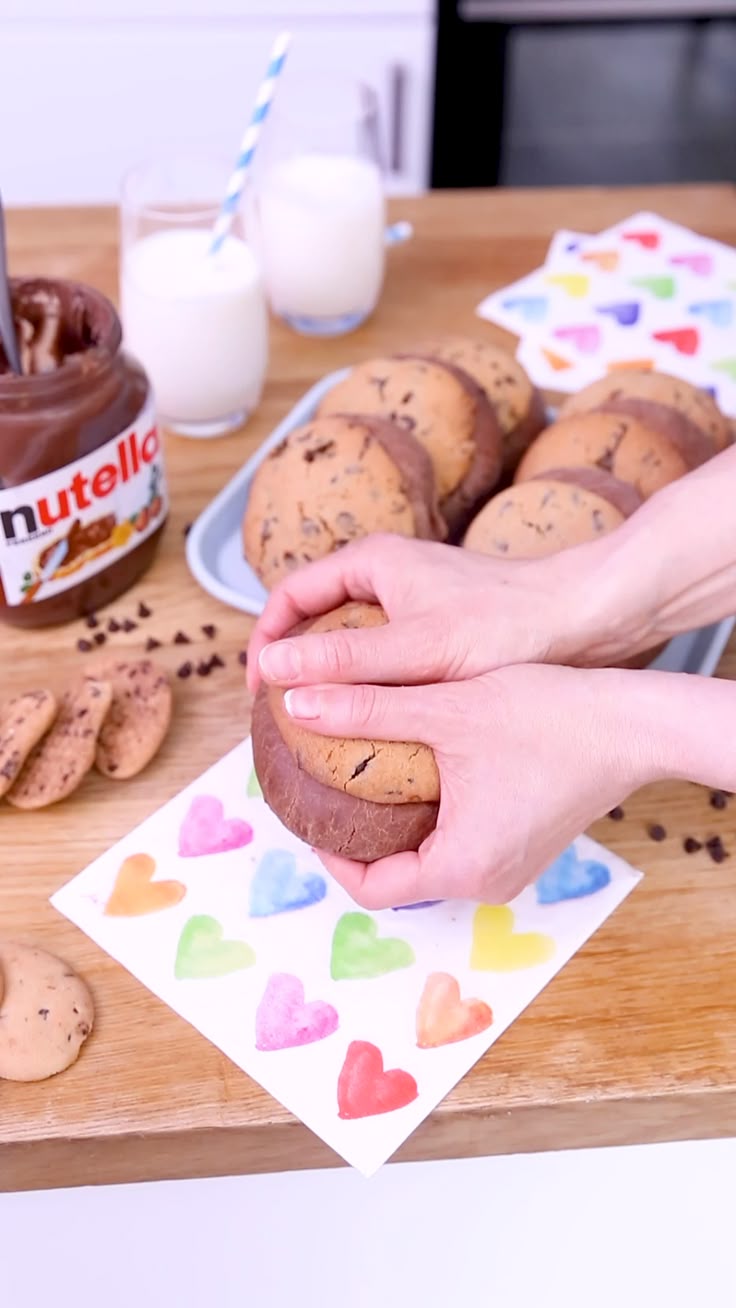 Brioche cookie Nutella