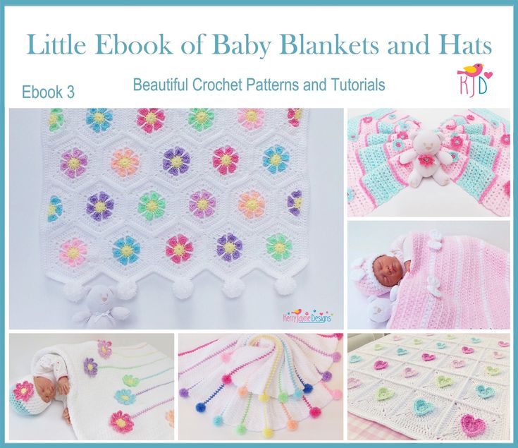 BLANKET AND HATS eBook Crochet Patterns and Tutorials 6 | Etsy