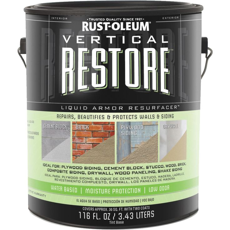 RustOleum Restore Vertical Tint Base Resurfacer Walmart