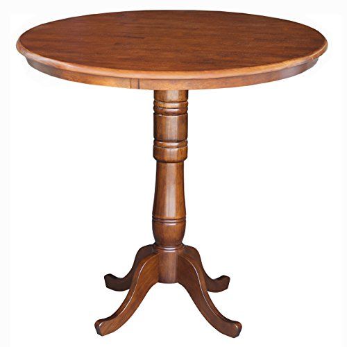 International Concepts 36 Inch Round Pedestal Table 42 International Concepts 36 Inch Round Pedestal Table 42 Espresso