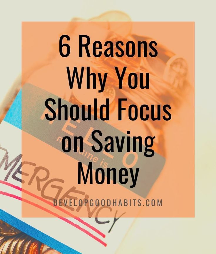 How To Stop Spending Habits a stack of coins with the words 6 reasons why you should focus on