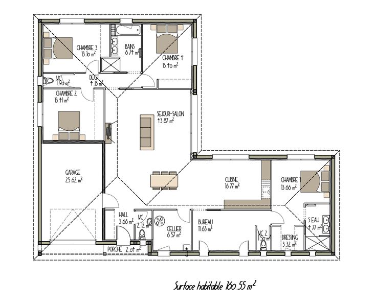 149 best {DECO} PLAN MAISON images on Pinterest Small apartments - plan petite maison 70 m2 149 best {DECO} PLAN MAISON images on Pinterest Small apartments - plan petite maison 70 m2