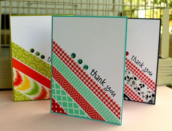 how to make your own thank you cards