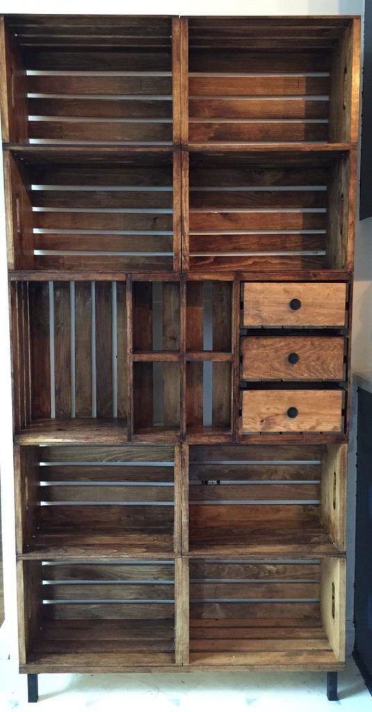 Bookshelf Design 25+ best crate bookshelf ideas on pinterest | desk to vanity diy Bookshelf Design 25+ best crate bookshelf ideas on pinterest | desk to vanity diy