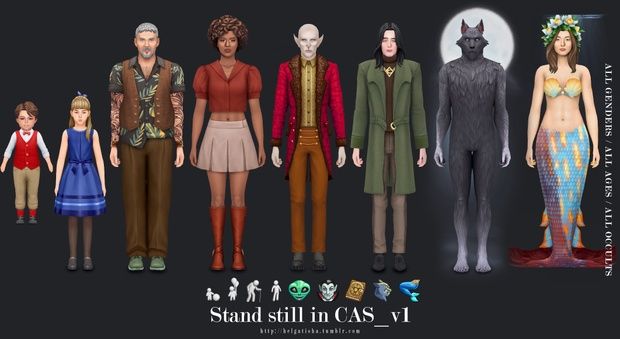 Stand Still In CAS V1 Helgatisha On Patreon In 2022 Sims 4 Custom 70a37a3ee5109b226e3428acf2820e7f