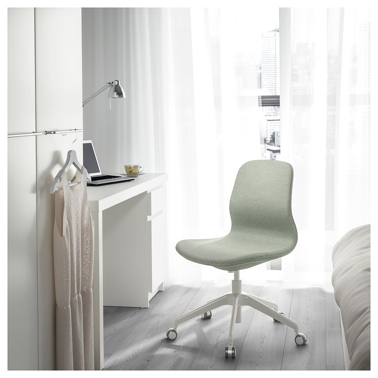 Ikea Langfjall Nared Light Green White Office Chair Ikea Langfjall Nared Light Green, White Desk Chair Ikea