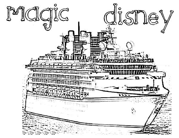 Disney Cruise Line Coloring Pages