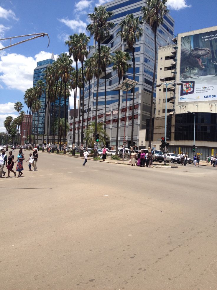 Harare city center | Zimbabwe africa, Southern africa, Africa