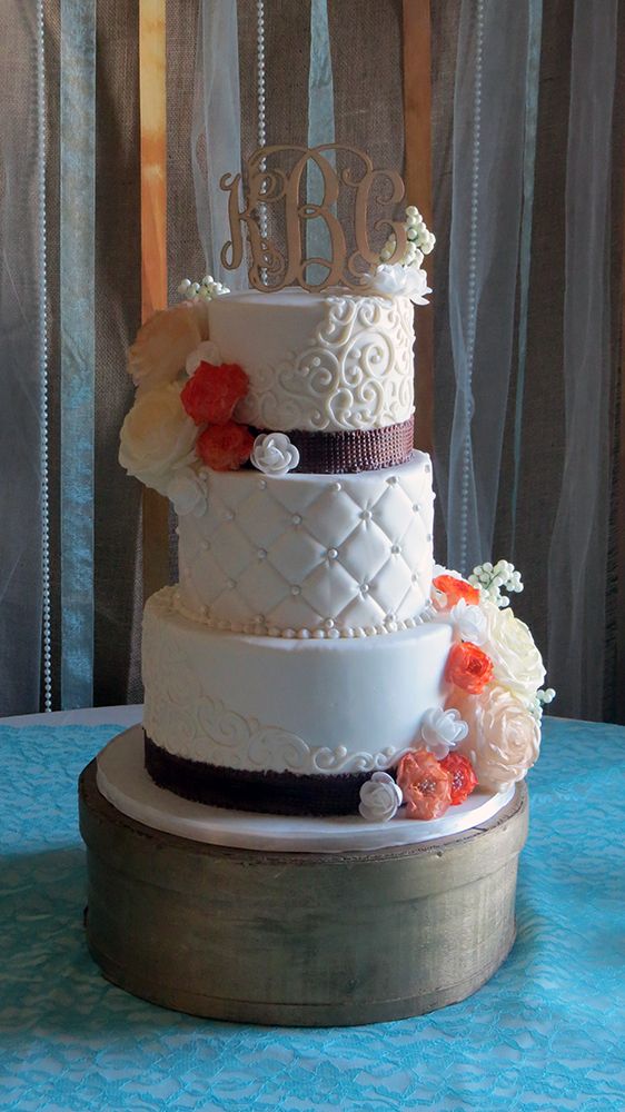 Elegant Rustic Wedding Cake Elegant Rustic Wedding Cake