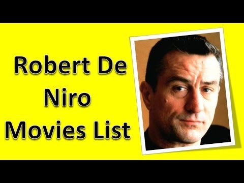 Robert De Niro Movies List | Robert de niro movies, Robert de niro