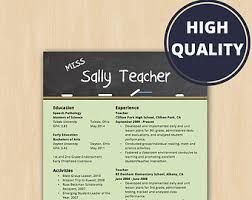 teaching resume template microsoft word