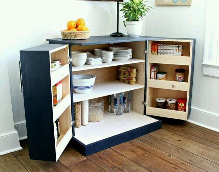 Interiores De Armarios De Cocina Bien Aprovechados Muebles Para Despensa Diseno De Despensa Muebles De Cocina Rusticos Alacenas De Madera Para Despensa