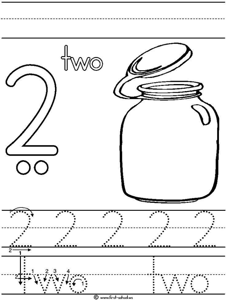 22 best number printouts images on pinterest free preschool number
