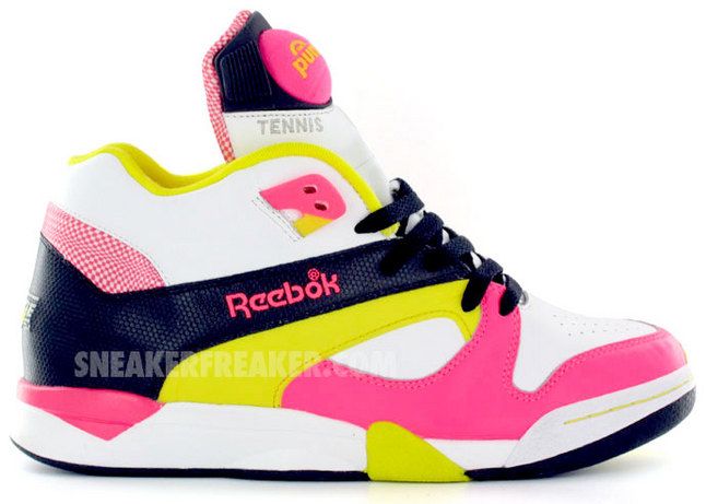 reebok pumps neon