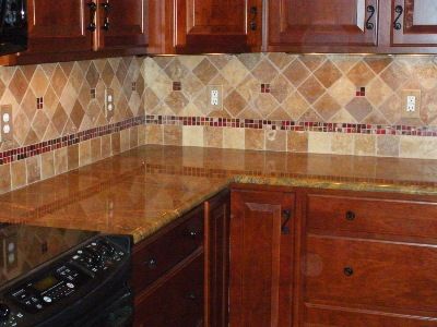 Travertine Backsplash With Deco Gl New Kitchen Ideas In 2019 Discover Ideas About Wood Backsplash February 2019 Travertine Tile