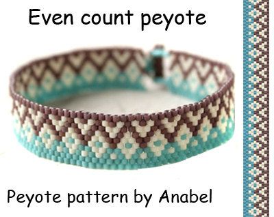 Even Count Peyote Pattern 144 Delica Bead Beaded Jewelry Even Count Peyote Pattern 144 Delica Bead Beaded Jewelry Bracelet I Beading Beadwork Seed