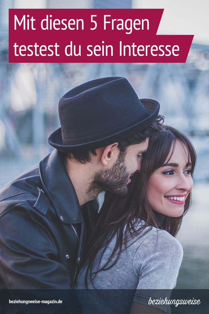 Flirten hat er interesse