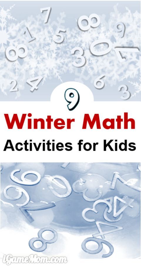 9 Cool Winter Math Activities For Kids PreK To Grade 12 9 Cool Winter Math Activities For Kids PreK To Grade 12