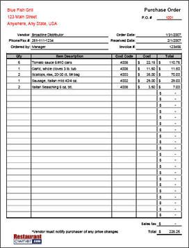 <strong>Purchase Order</strong> 1 - offidocs.com Microsoft excel purchase order template