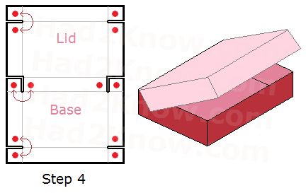 how to fold a rectangular box with a lid gift giving printable box template with lid