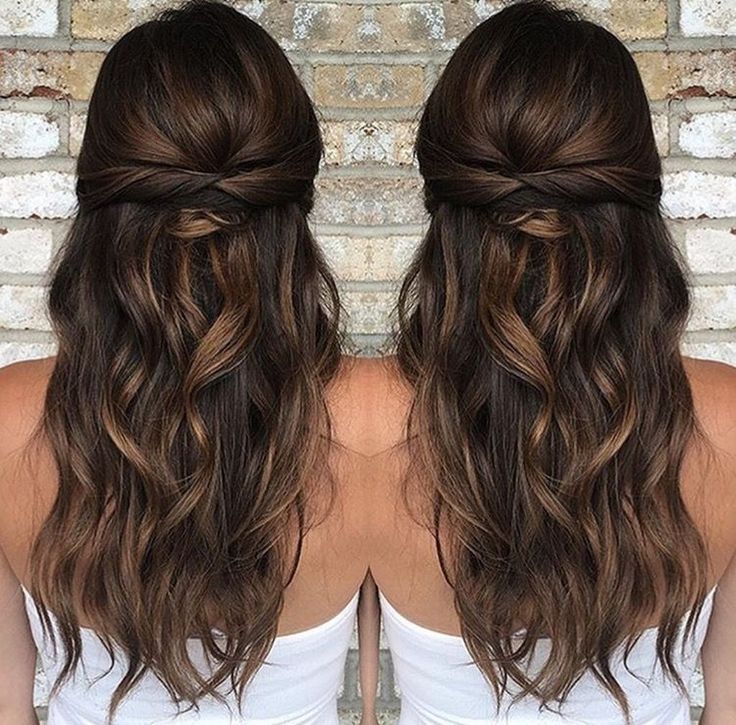 Half Up Half Down Straight Wedding Hair Google Search Wedding Hair Down Straight Wedding Hair Wavy Wedding Hair