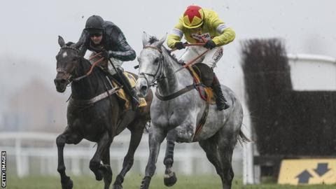 Altior (left) was lame on Monday morning Cheltenham Festival Venue: Cheltenham Racecourse Date: 13-16 March Coverage: Full coverage on BBC Radio 5 live; continued on BBC Radio 5 live sports extra; live text updates on BBC Sport website Altior has been given the go-ahead to run in the Queen Mother Champion Chase at the Cheltenham Festival on Wednesday after a late fitness scare. The favourite had been lame on Monday but is now fit to run the two-mile race which will be under orders at 15:30 GMT said trainer Nicky Henderson. It sets up one of the most eagerly-awaited clashes of the four-day meeting which starts on Tuesday. Rivals will include the talented Willie Mullins-trained duo of Douvan and Min. Jockey Ruby Walsh has chosen to ride Douvan on the horse's return after finishing seventh when 1-4 favourite for the race last year behind surprise winner Special Tiara. The going at the course is officially described as heavy soft in places. Preview: Festival fever peaks as Cheltenham nears The weather the contenders the stats - Cornelius Lysaght's guide