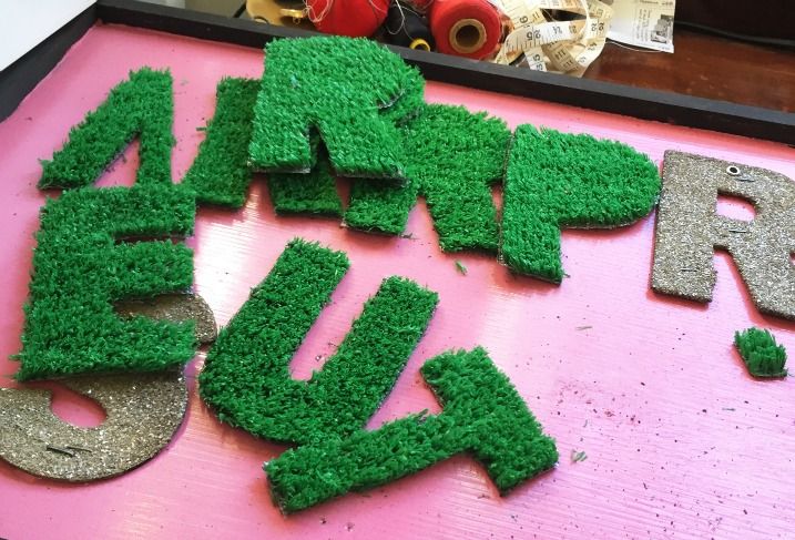 diy grass letter sign letter wall art diy letters cover letter for ra