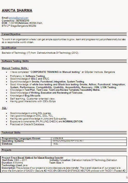 12 best Job searching images on Pinterest Gym, Productivity and - manual testing resume format 12 best Job searching images on Pinterest Gym, Productivity and - manual testing resume format