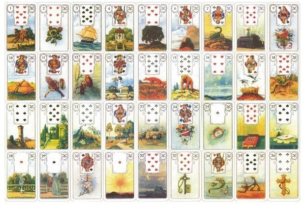 Lenormand Blaue Eule Lenormand Blaue Eule