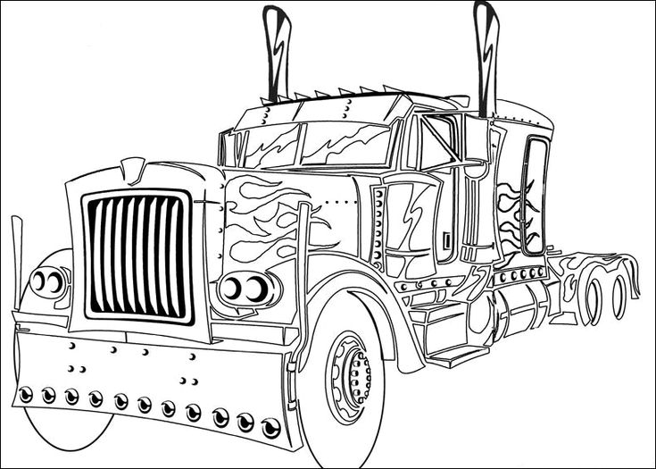 Printable Transformers Coloring Pages
