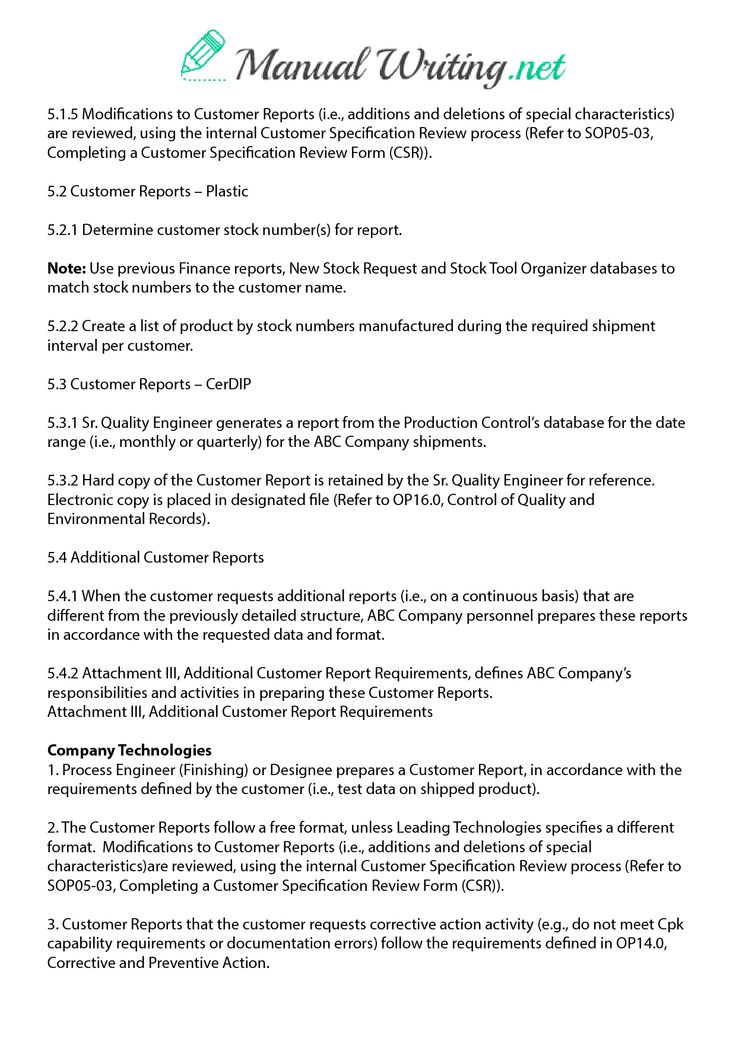 If you do not submit quality Procedure Manual, the reader may - it audit report template If you do not submit quality Procedure Manual, the reader may - it audit report template