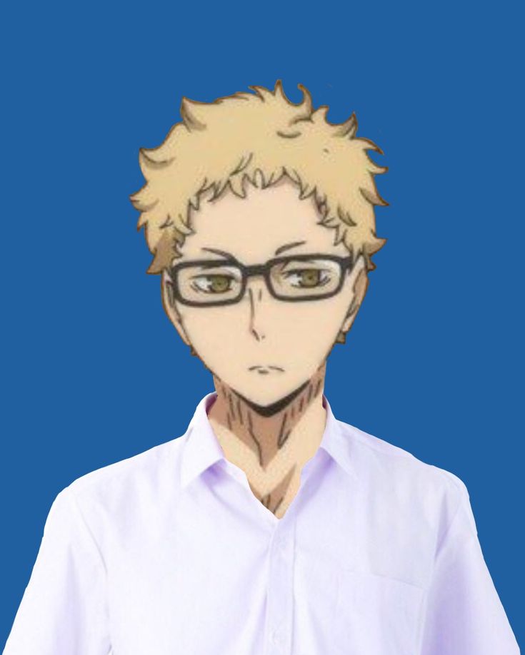 id photo Tsukishima haikyuu | ตัวการ์ตูนชาย