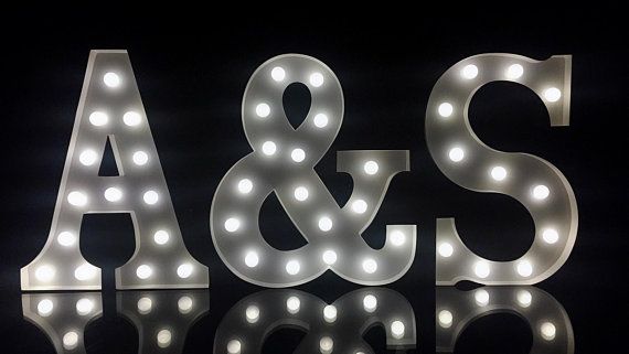 Darice Led Marquee Letter Table Decor White Marquee Letters Light Up Marquee Letters Decorative Letters