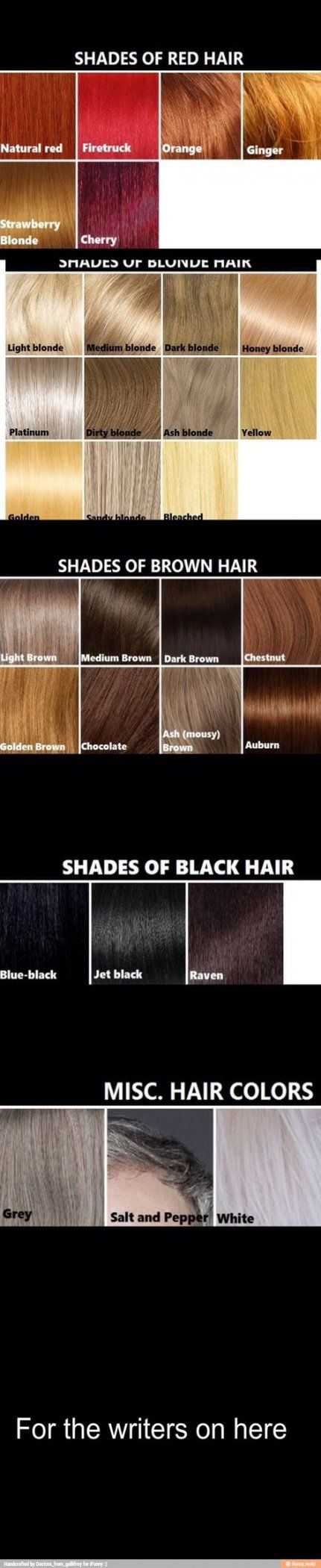 hair tips writing