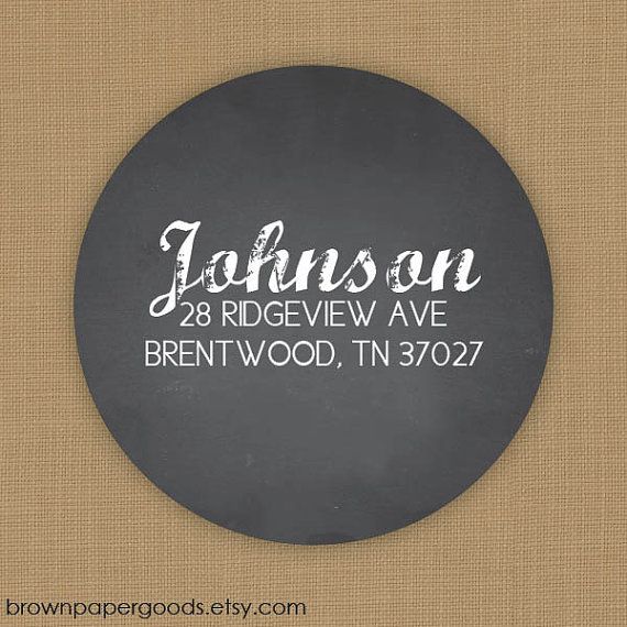 self adhesive return address labels