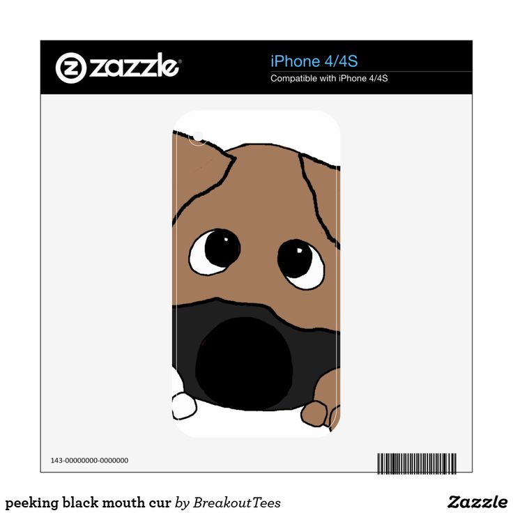 peeking black mouth cur decal for iPhone 4 Black mouth cur, Gifts