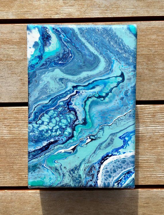 Fluid Acrylic Painting Mini Sky Walker 4 In 2019 Painting