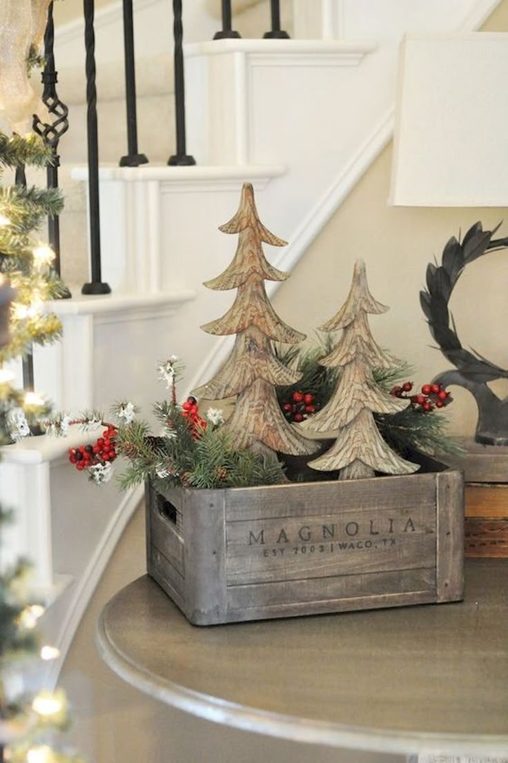30 Rustic And Vintage Christmas Tree Decor Ideas