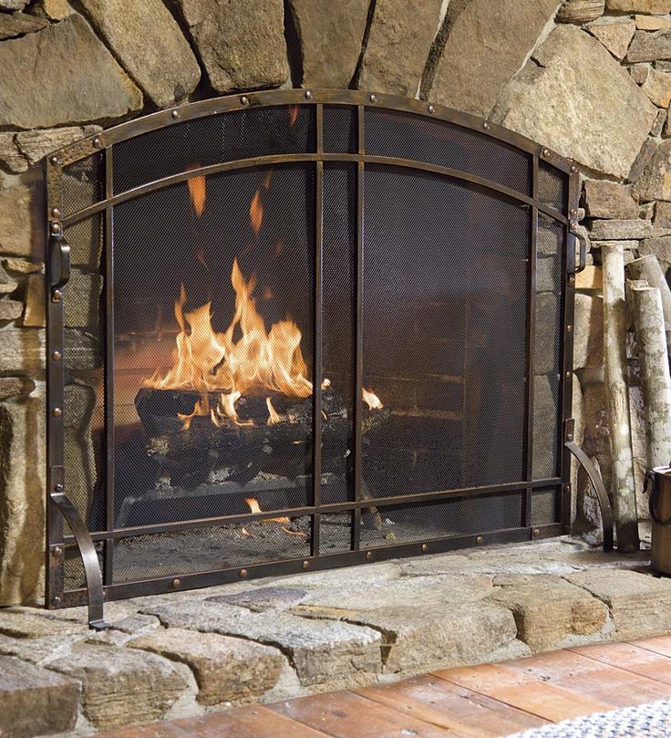 25 best Iron fireplace screens images on Pinterest | Fire places Iron and Steel