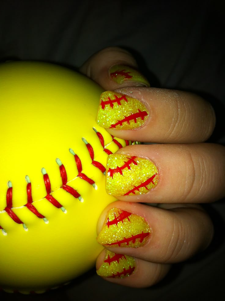 25+ Best Softball Nails Ideas On Pinterest Baseball Nail Designs softball nails i have to do this for softball season - 25+ Best Softball Nails Ideas On Pinterest Baseball Nail Designs