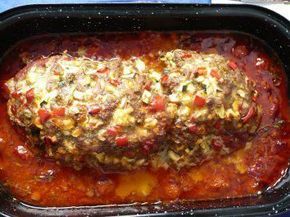 Das perfekte Hackbraten griechische Art-Rezept mit Bild und einfacher Schritt-f...