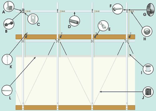 How To Make Roll Up Curtains | and detailed instructions for making