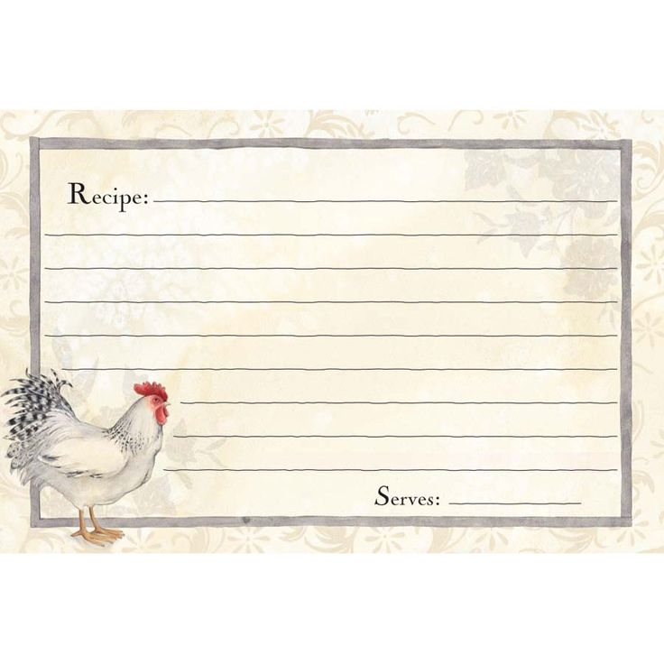 where to find recipe cards