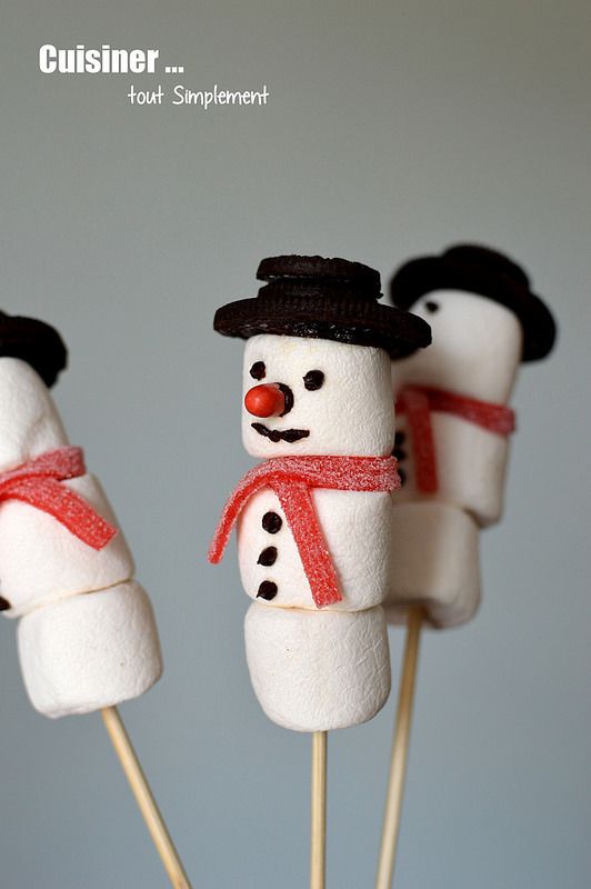 Des sucettes bonhomme de neige pour vos cadeaux gourmands