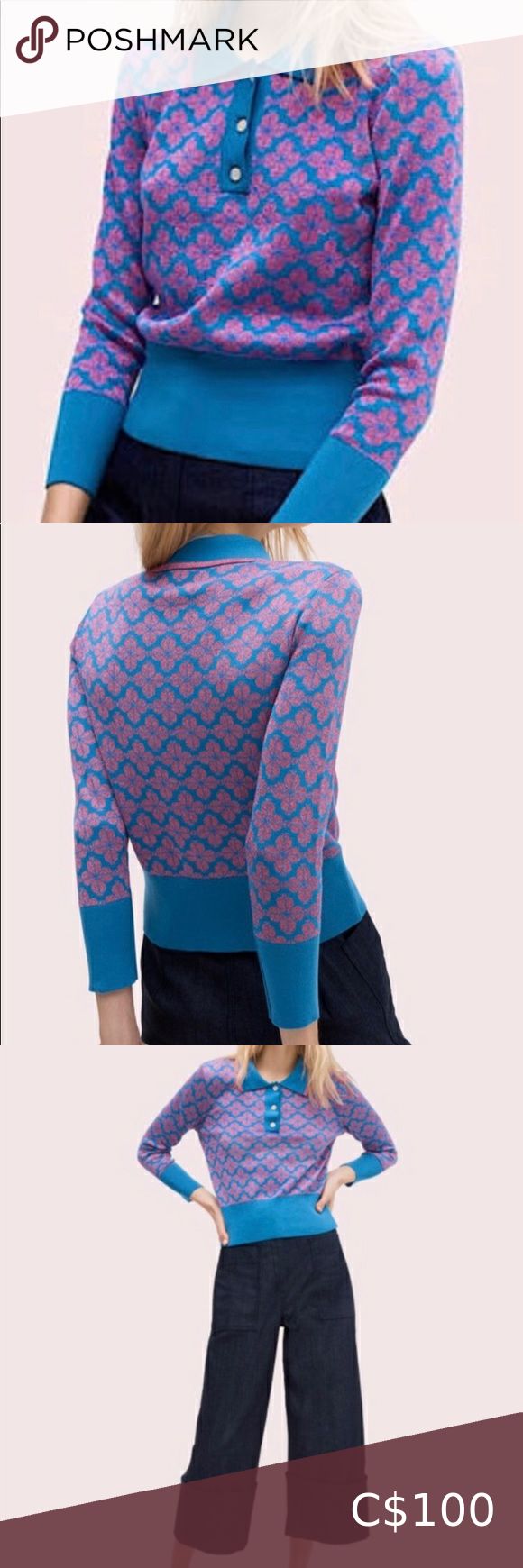 Kate spade polo sweater deals