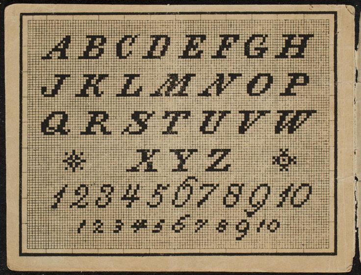 New patterns for embroidering : alphabets : Free Download, Borrow, and